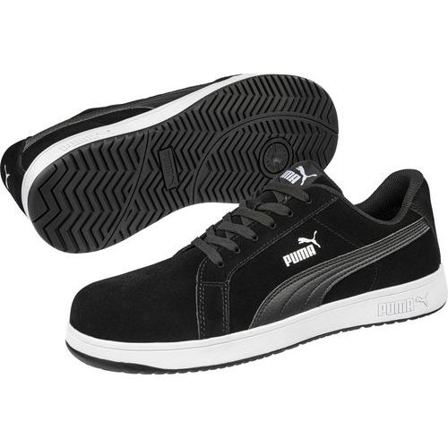 Turvakengät ICONIC BLACK LOW S1PL ESD Black - Puma Safety