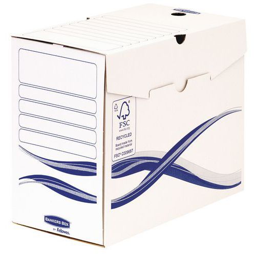 Bankers Box Basic A4+ arkistolaatikko itsekasattavaksi Bankers Box Basic A4+ arkistolaatikko itsekasattavaksi