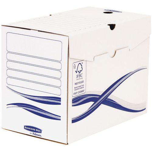 Bankers Box Basic A4+ arkistolaatikko itsekasattavaksi Bankers Box Basic A4+ arkistolaatikko itsekasattavaksi