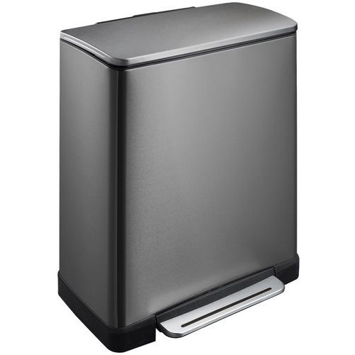 Roskakori polkimella E-Cube lajittelu 28 +18L ECO