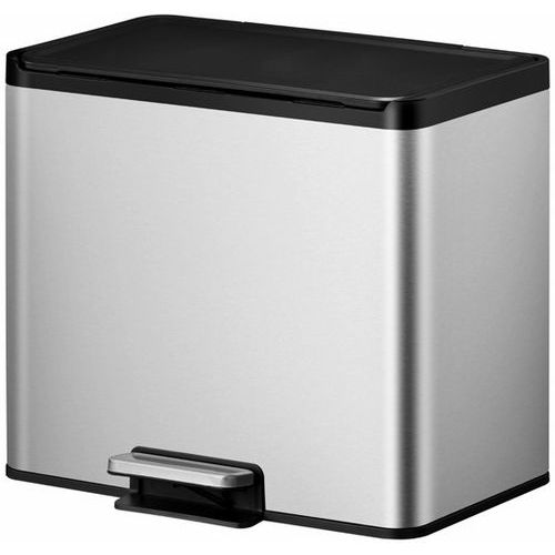 Roskakori Essential Recycler Step Bin 15+15 L, ECO