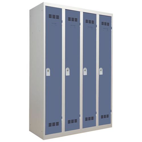 Puhdas työvaatekaappi - Leveys 300 mm - 4 lokeroa - Vinco