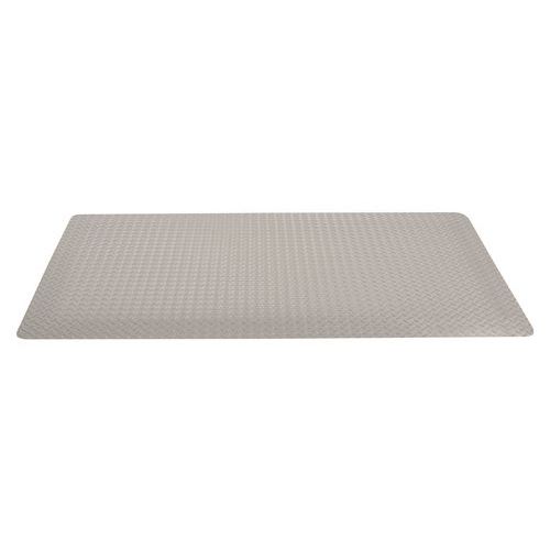 Kuormitusta keventävä matto Cushion Trax® leveys 90 – Harmaa – Notrax