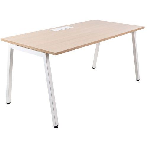 Misao-työpöytä, 160 cm, A-jalat - Manutan Expert