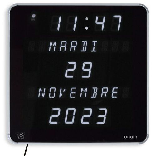 LED-kello Epheméris White DST - Orium LED-kello Epheméris White DST - Orium