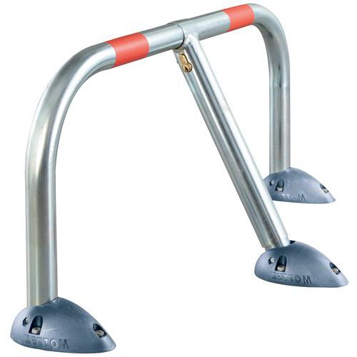 Käännettävä pysäköintipuomi pohjalevyillä - Mottez