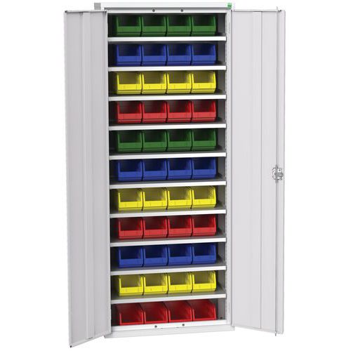 Kaappi Verso 800x350x2000mm 44 laatikolla – Bott