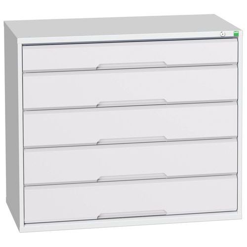 Laatikostokaappi Verso – 900mm – 5 laatikkoa – Bott