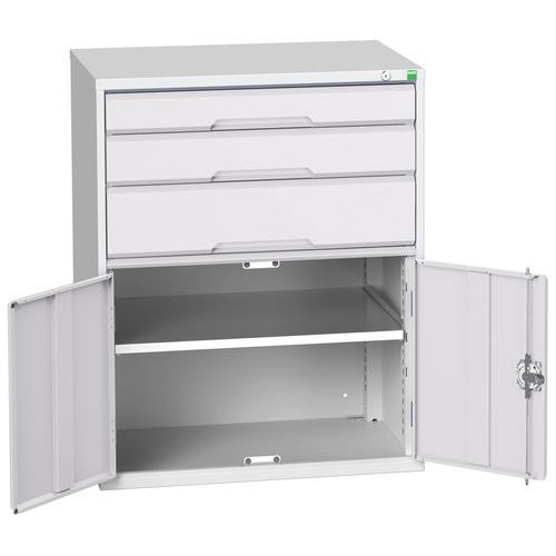 Laatikostokaappi Verso – 1000mm – 3 laatikkoa – Bott
