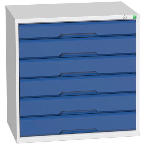 Laatikostokaappi Verso – 800mm – 6 laatikkoa – Bott