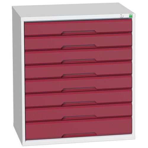 Laatikostokaappi Verso – 900mm – 8 laatikkoa – Bott