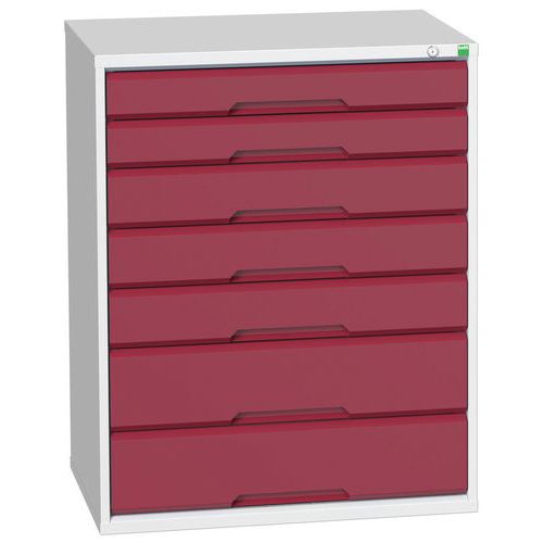 Laatikostokaappi Verso – 1000mm – 7 laatikkoa – Bott