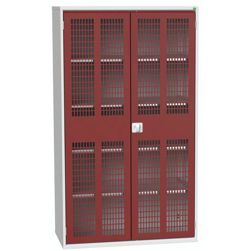 Kaappi tuuletetuilla pariovilla 1300x550x2000mm – Bott