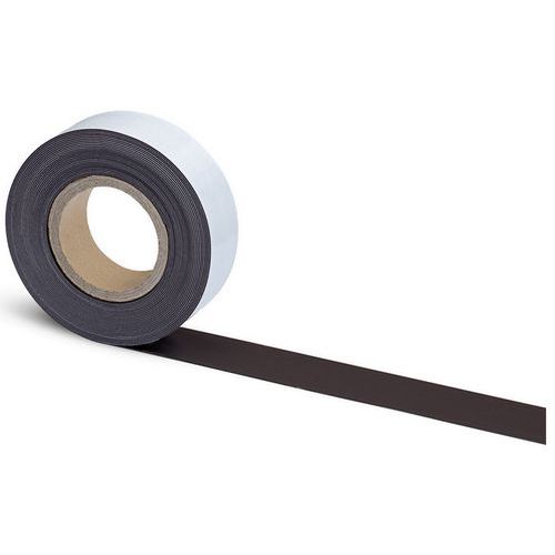 Itsekiinnittyvä musta magneettinauha - Leveys 1-10 cm - Maul