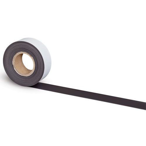 Itsekiinnittyvä musta magneettinauha - Leveys 1-10 cm - Maul