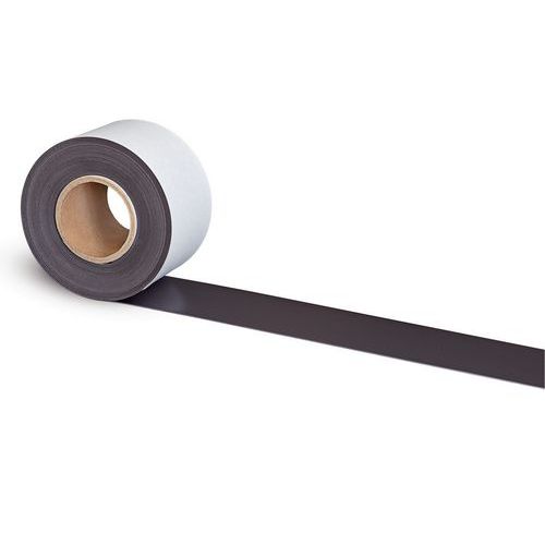 Itsekiinnittyvä musta magneettinauha - Leveys 1-10 cm - Maul