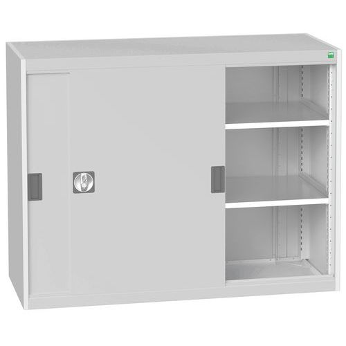 Vahva kaappi liukuovilla Cubio 1300x525x1600 mm – Bott