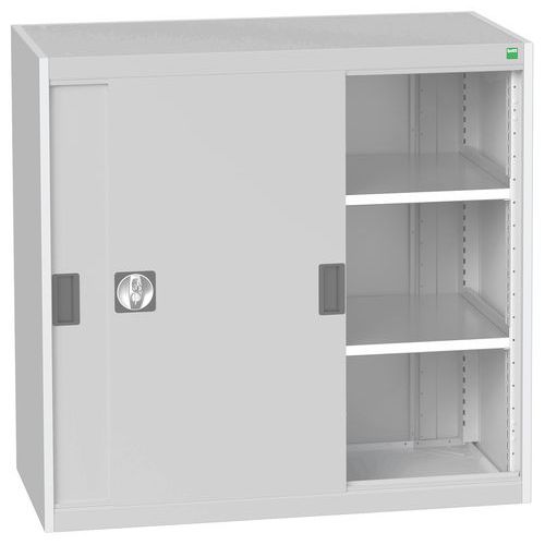 Vahva kaappi liukuovilla Cubio 1050x525x1600 mm – Bott