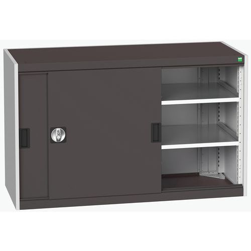 Vahva kaappi liukuovilla Cubio 1300x525x2000 mm – Bott