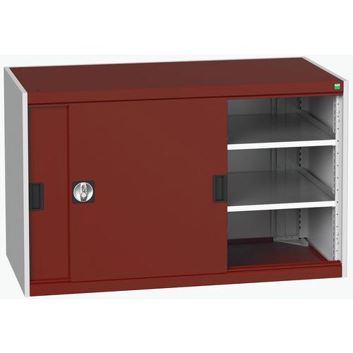 Vahva kaappi liukuovilla Cubio 1300x650x800 mm – Bott