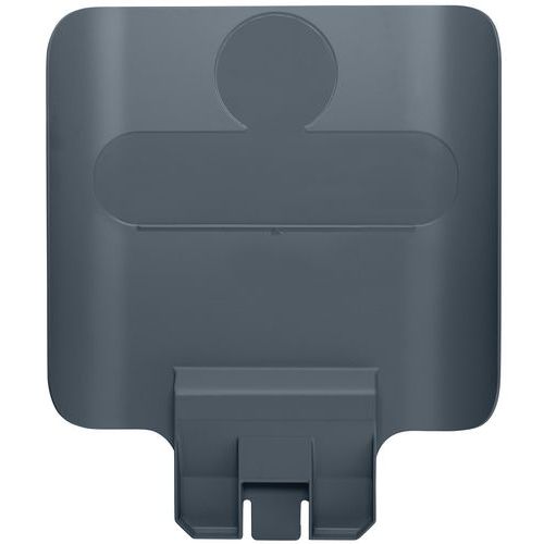 Kyltti Slim Jim Rubbermaid -kierrätysasemalle