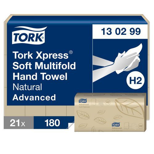 Monitaitteiset pyyhkeet pehmeät - 2 kerrosta - H2 Advanced - Tork