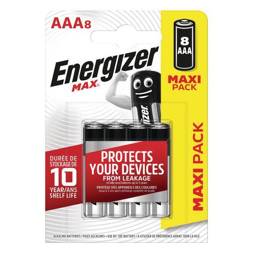 Max AAA ‑paristot - 8 kpl:n pakkaus - Energizer