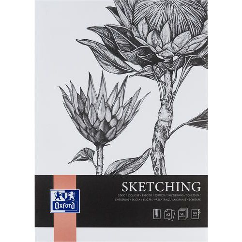 Luonnoslehtiö Sketching Art tausta A3 50s 120g - Oxford Luonnoslehtiö Sketching Art tausta A3 50s 120g - Oxford