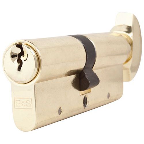 Euro-painikesylinteri - messinkiä - Ironmongery