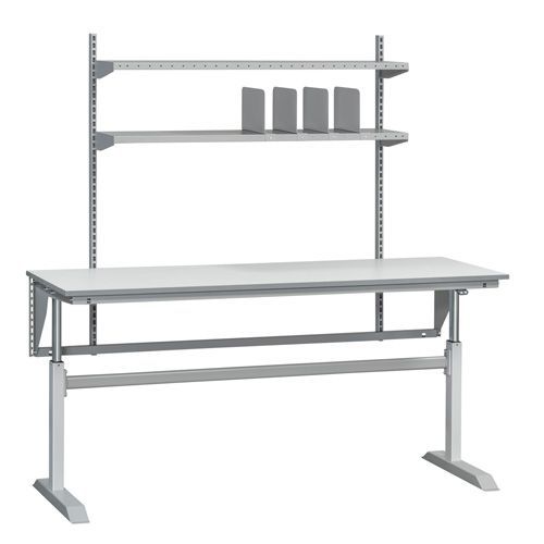 Pakkauspöytä Workshop Adjustable laminaattipöytälevyllä - WFI
