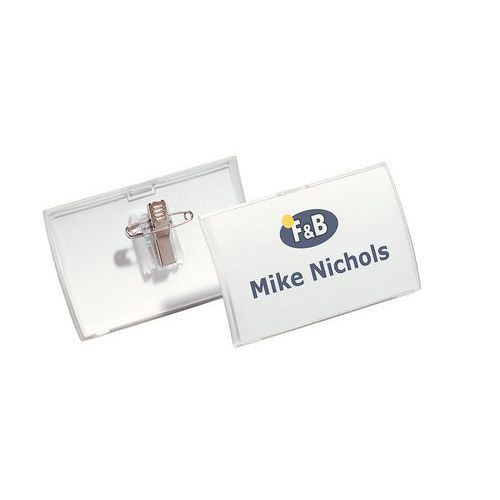 Nimikilpi Click Fold Combi 54 x 90 mm 10 kpl