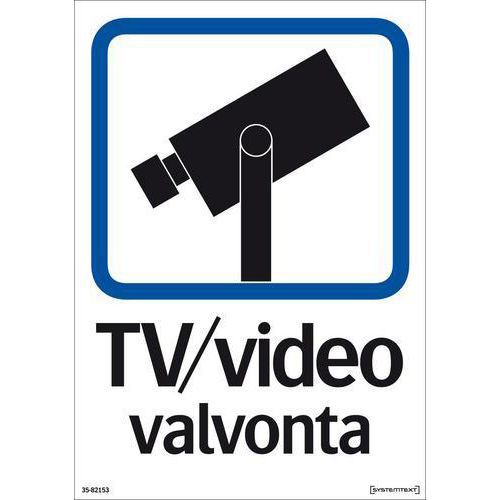 Kilpi - TV/video valvonta, kaksipuolisen