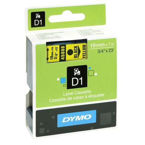Tarrakirjoitinnauha Dymo D1, 19 mm