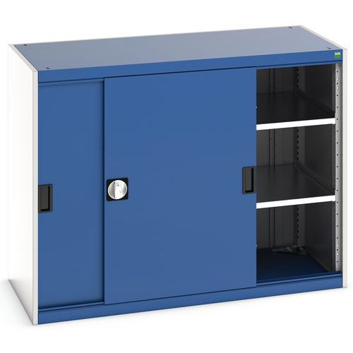 Vahva kaappi liukuovilla Cubio 1300x650x1000 mm – Bott