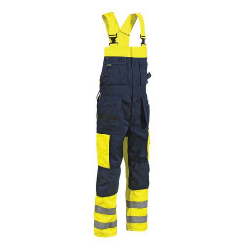 Highvis lappuhaalari Huomio keltainen/Mariininsininen