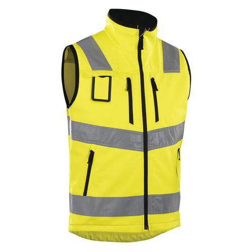 Highvis softshell liivi Huomio keltainen