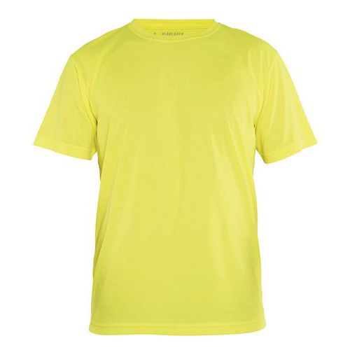 Functional t-paita, UV-suoja Huomio keltainen - Blåkläder