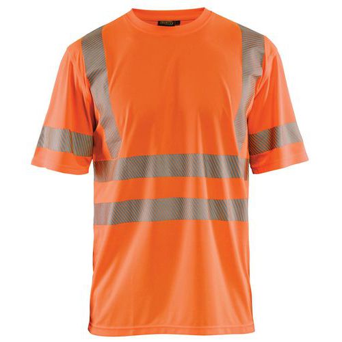 Highvis t-paita, UV-suoja Huomio oranssi
