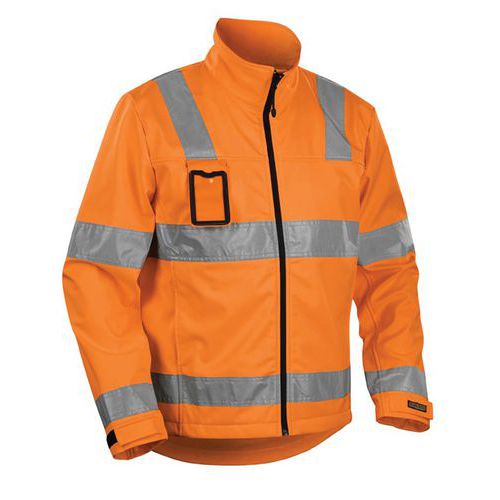 Highvis softshelltakki Huomio oranssi