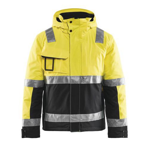 Highvis talvitakki Huomio keltainen/Musta