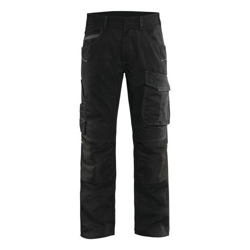 Housut Stretch Musta/Tumman harmaa - Blåkläder