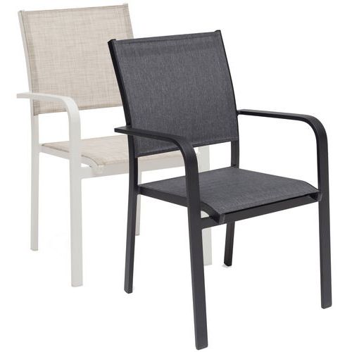 Helppohoitoinen pinottava tuoli Hånger Alumiini/Textilen