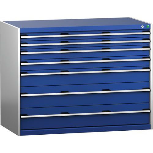 Laatikostokaappi SL-13710-7.2, 7 laatikkoa raskaalle kuormalle – Bott