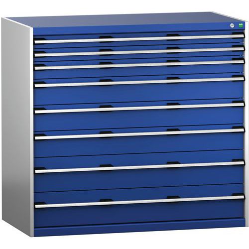 Laatikostokaappi SL-13712-8.2, 8 laatikkoa raskaalle kuormalle – Bott