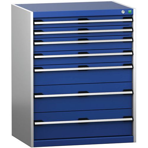 Kaappi 7 laatikolla SL-8610-7.4 raskaalle kuormalle - Bott
