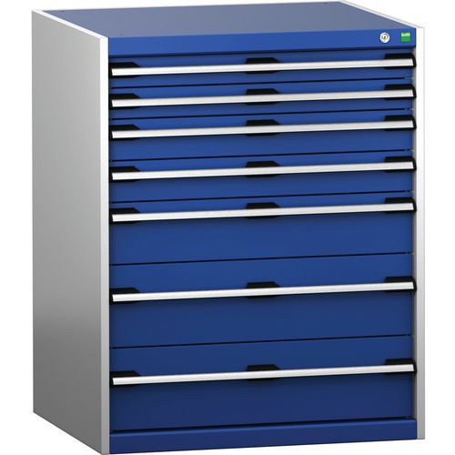 Kaappi laatikoilla SL-8710-7.4, 7 laatikkoa raskaalle kuormalle – Bott