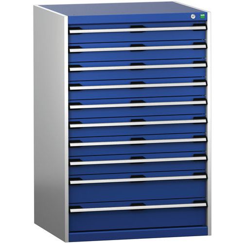 Kaappi laatikoilla SL-8712-10.4, 10 laatikkoa raskaalle kuormalle – Bott