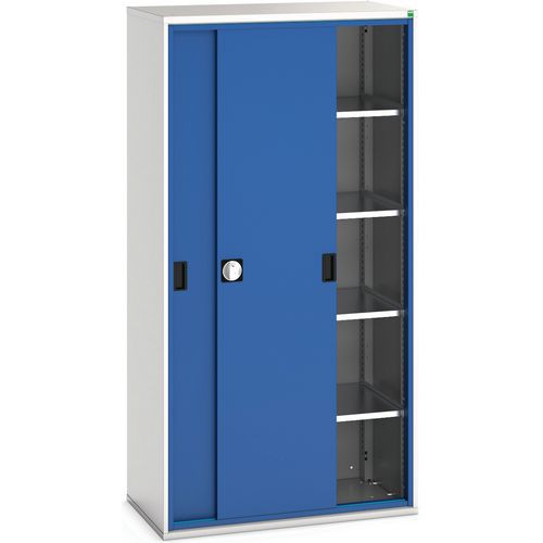 Kaappi Verso liukuovilla ja 4 hyllyllä 1050x550x2000 – Bott