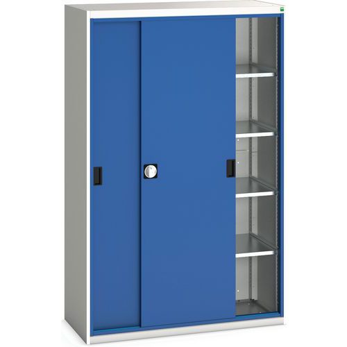 Kaappi Verso liukuovilla ja 4 hyllyllä 1300x550x2000 – Bott