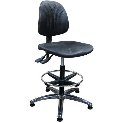 Työpajatuoli - korkea malli Tecno - Linea Fabbrica